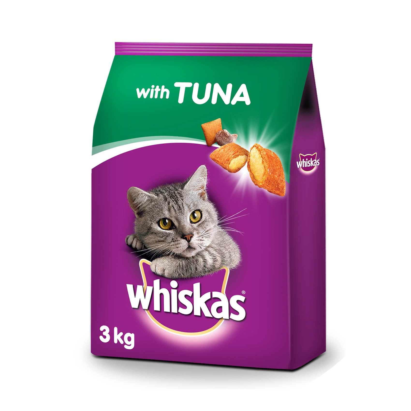 whiskas dry cat food 3kg